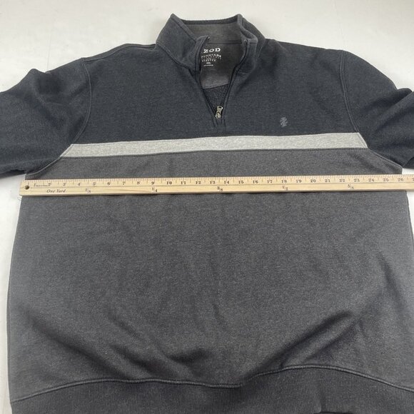 IZOD Advantage Performance Stretch 1/4 Zip Sweater Men’s XXL Black Active Golf - Picture 4 of 9